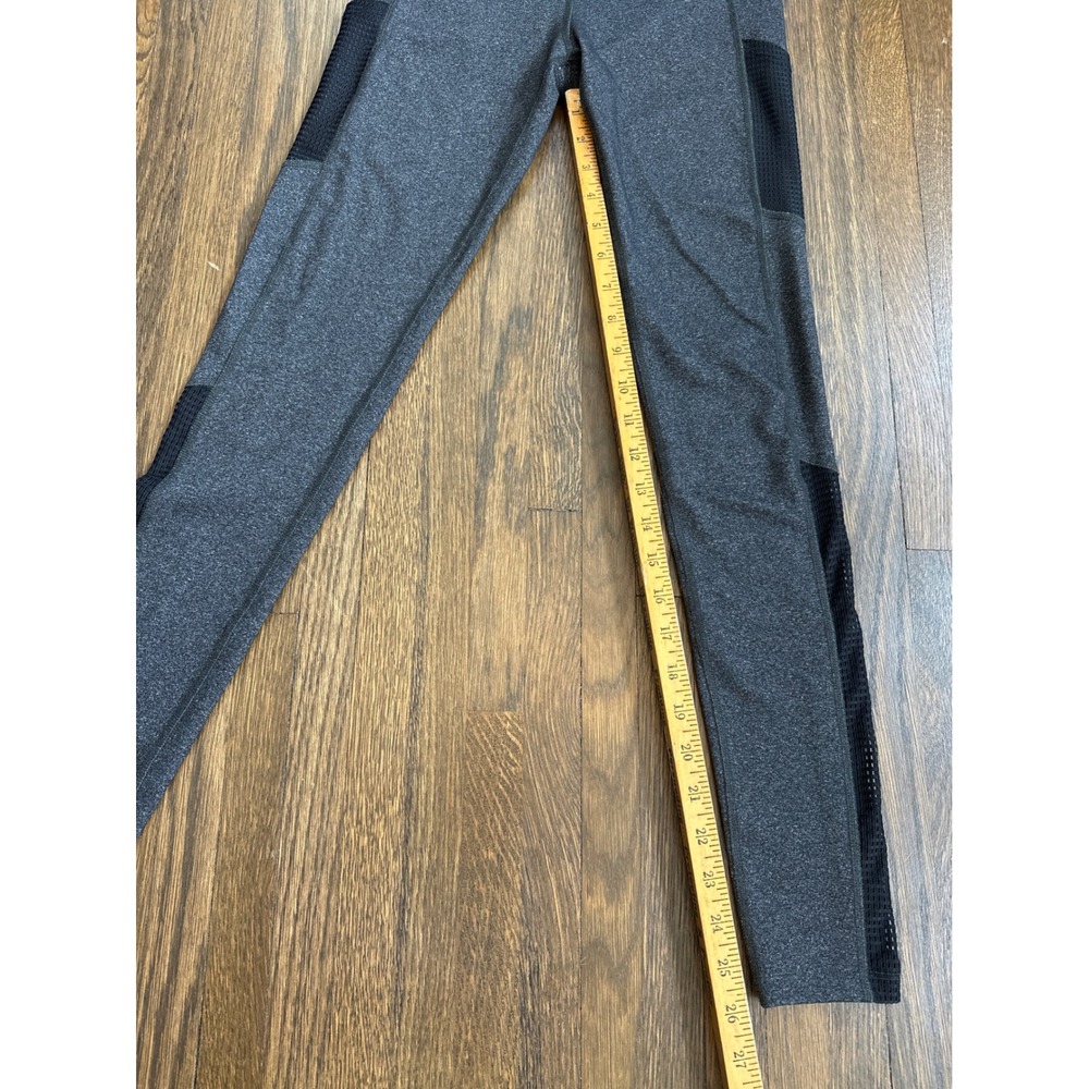 Beyond Yoga Womens Gray Heather Mesh Panel Side Pocket Leggings Size S Small (5) - Picture 2 of 8